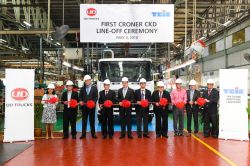 UD Trucks and TCIE roll out first ever locally assembled medium duty Croner truck